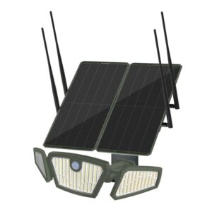 BeshTech Solar 4G WiFi Router 30W Dual Panel 30,000mAh Dual-Band 2.4G + 5.8GHz Wi-Fi